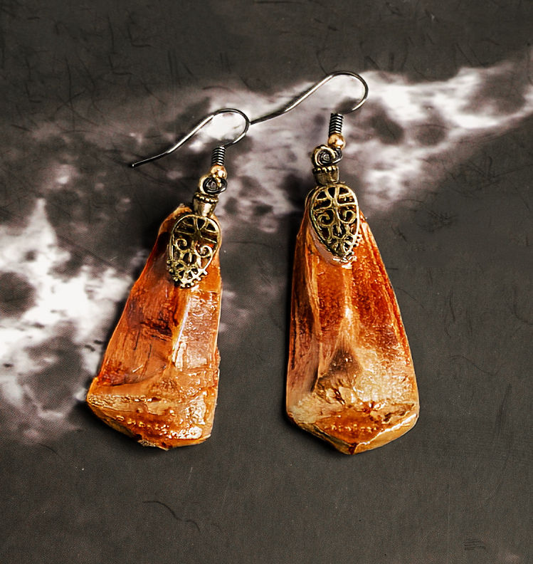 Pinecone Petal Earrings P-5