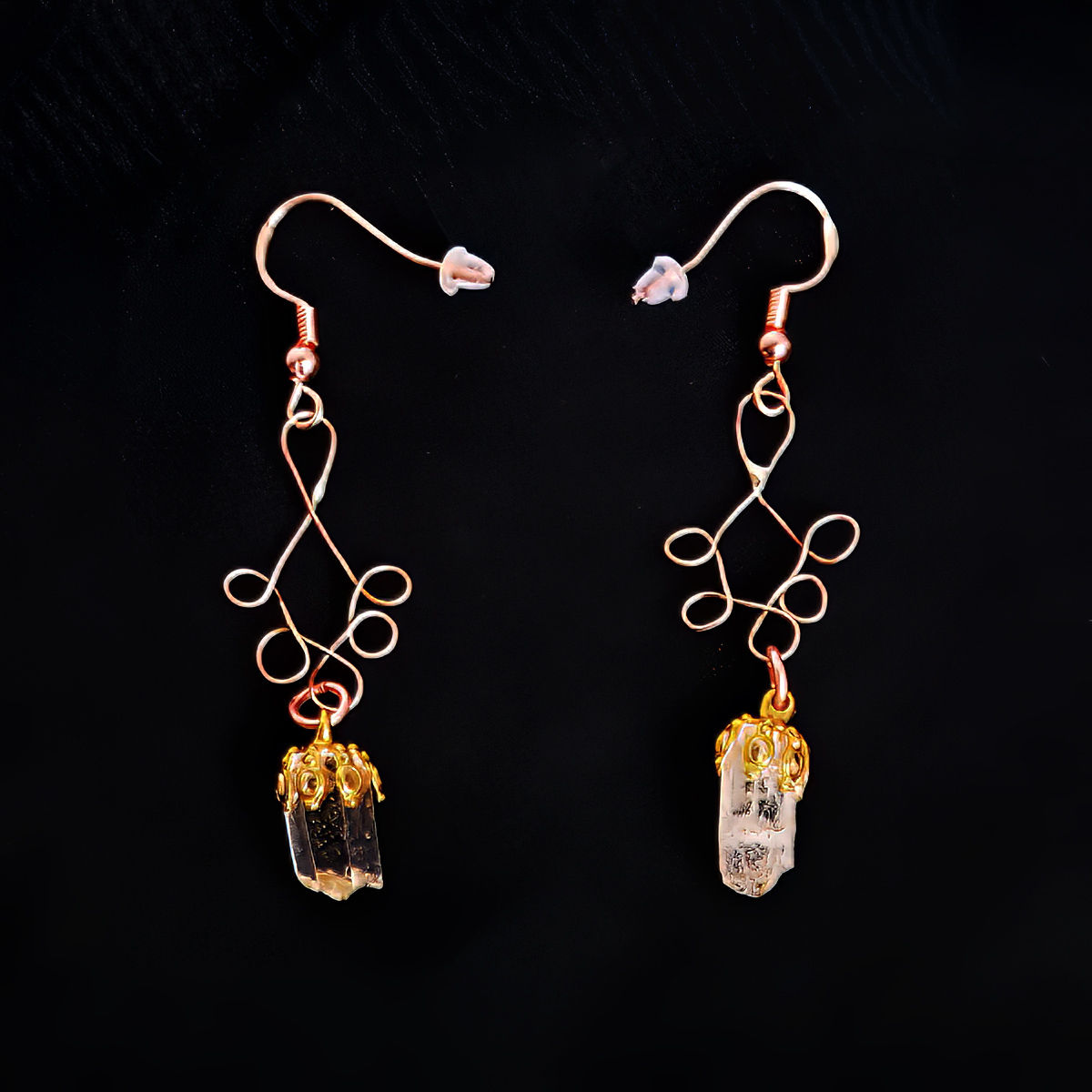 Crystal Drop Earrings C-8