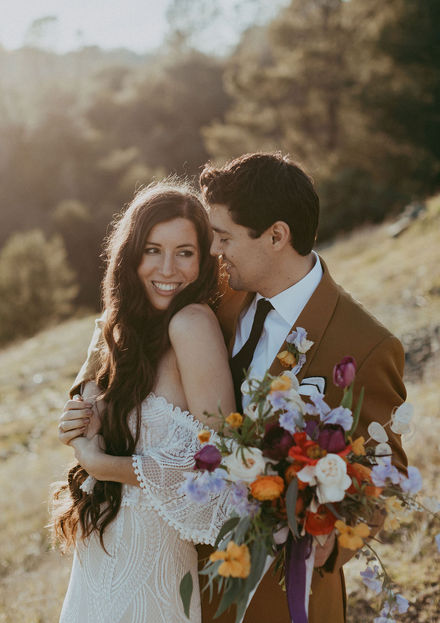 Private Estate Wedding, Intimate Wedding, Colorful Palette, Outdoor Wedding