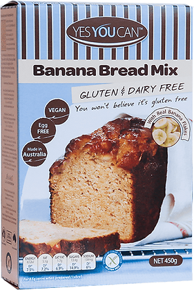 Banana Bread Mix 450g | YesYouCan GlutenFree