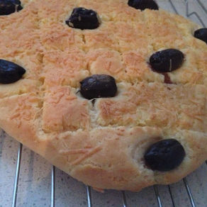 Parmesan and Kalamata Olives Focaccia Recipe