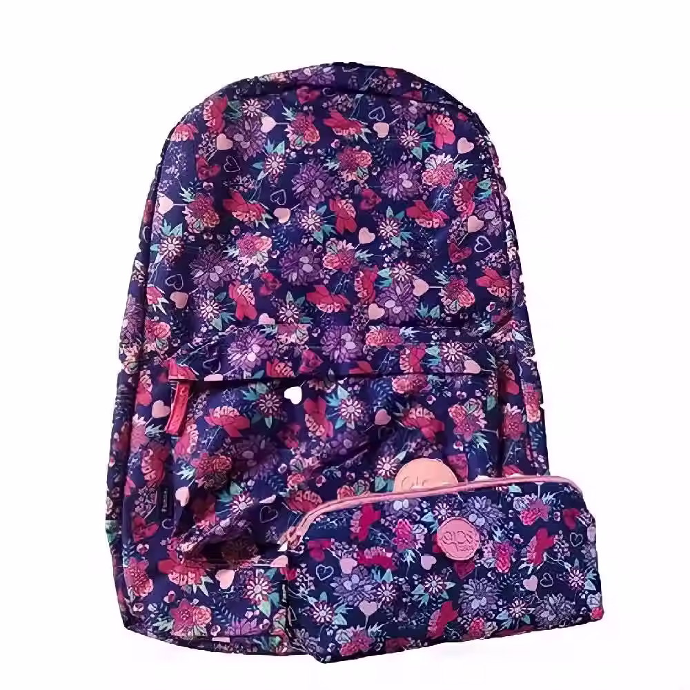 MOCHILA JUVENIL QUIVER FLORAL RF BPQ30081