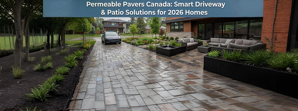 Permeable Pavers for Canadian Homes in 2026: A Smarter, Sustainable Choice