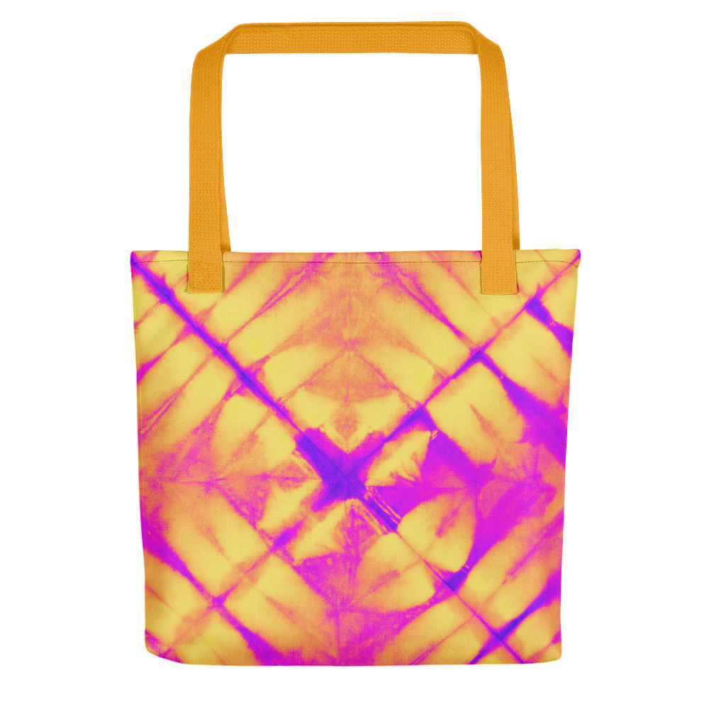 Yellow & Hot Pink Tote Bag