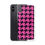 Thumbnail: Pink & Black Houndstooth iPhone Case