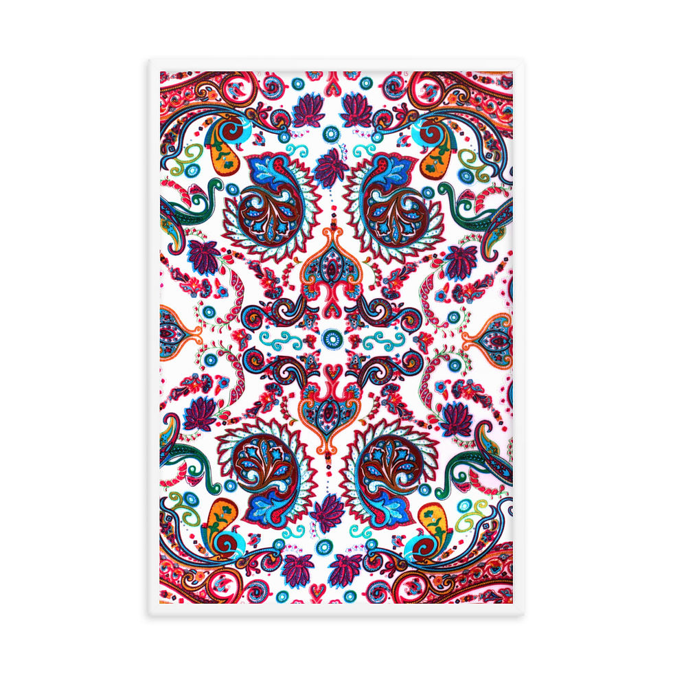 Paisley Framed Poster