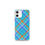 Thumbnail: Blue Plaid iPhone Case