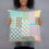 Thumbnail: Pastel Plaid Patchwork Print Pillow