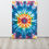Thumbnail: Modern Flower Tie Dye Canvas