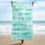 Thumbnail: Artic Blue Shibori Tie Dye Towel