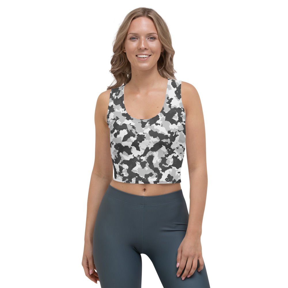 Modern Camouflage Crop Top