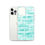 Thumbnail: Artic Blue Shibori Tie Dye iPhone Case
