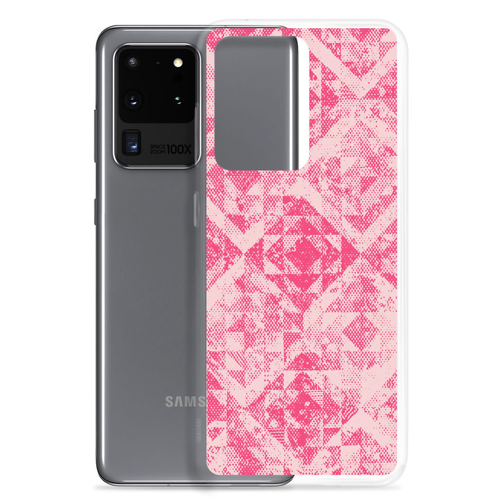 Thumbnail: Rose Pink Quilt Print Samsung Case