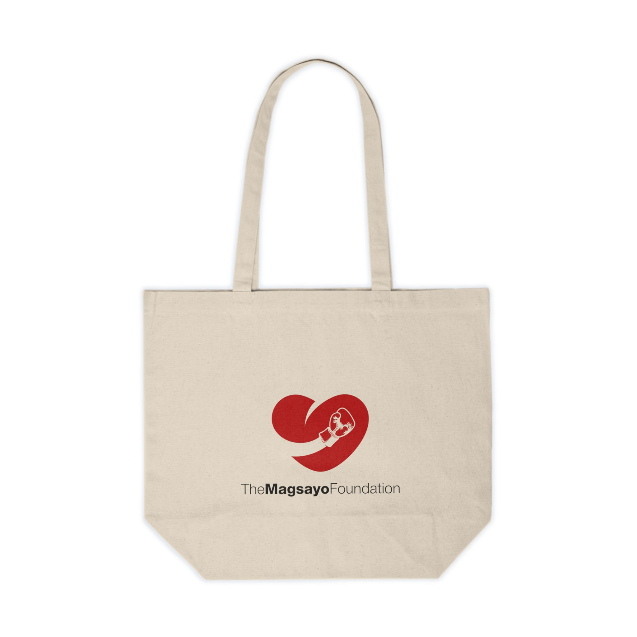 Canvas Tote Bag — The Magsayo Foundation Heart Logo