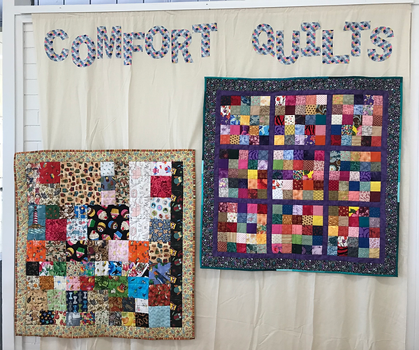 Comfort Quilts at September 2022 gathering.