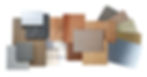combination of multi colors of wooden veneer, stainless metallic, stone ceramic tile, lami