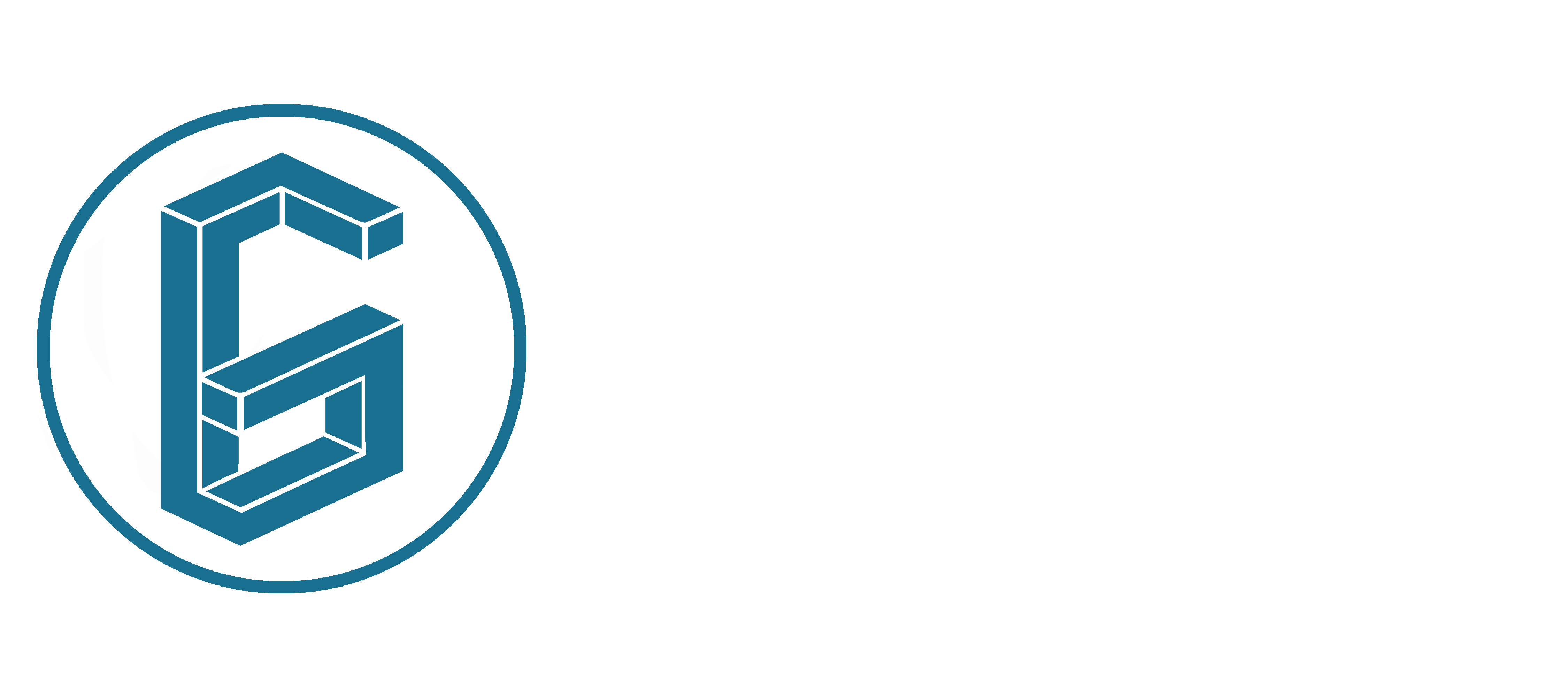 Got Ur Six Custom Builders logo with bold geometric G and modern text, representing a veteran-owned construction company.
