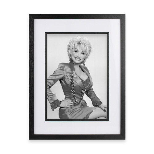 Dolly Parton, Black White Remastered Photograph Definition Art