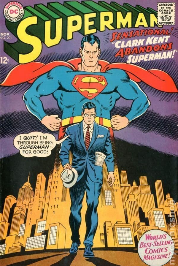 Curt Swan's cover of Superman #201