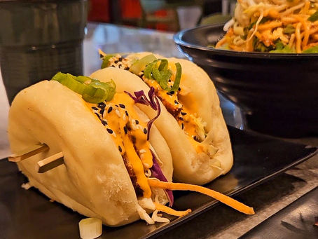 The Wok Bar's bao buns in Cape Town