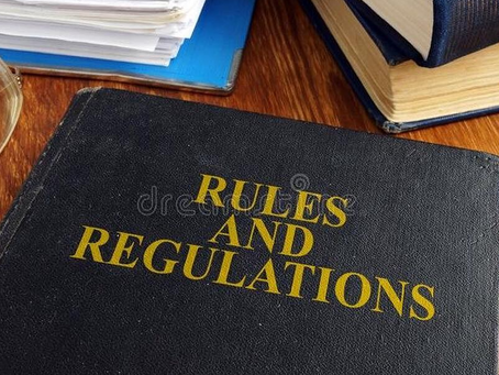 Rules ,regulations and laws...