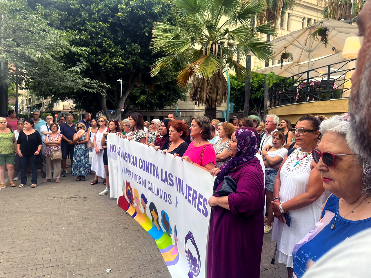 Concentración contra el asesinato por violencia machista de Pescadería