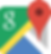 Google Maps logo with a red location pin marking a place.