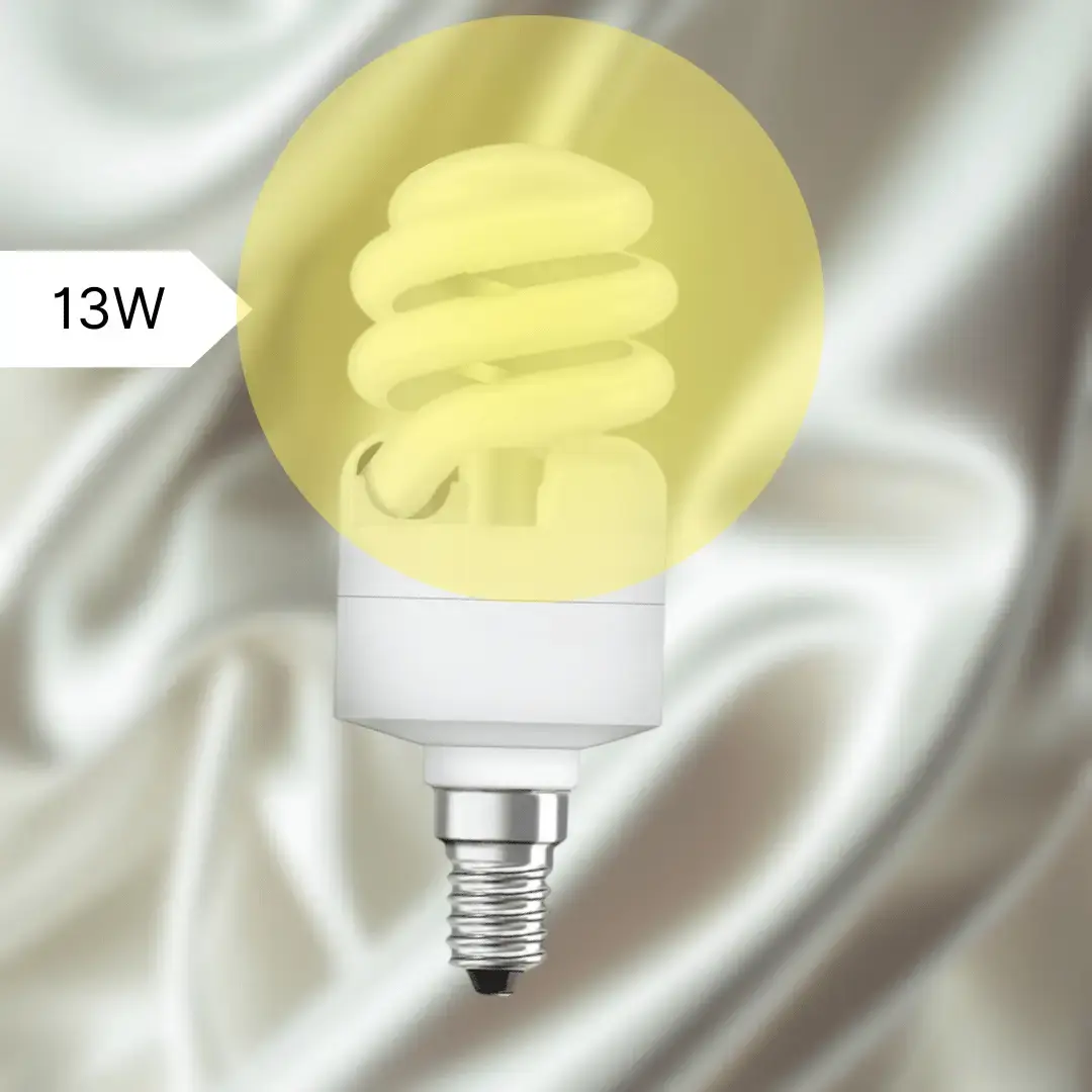 13W E14 Enerji Tasarruflu Ampul Sarı Işık