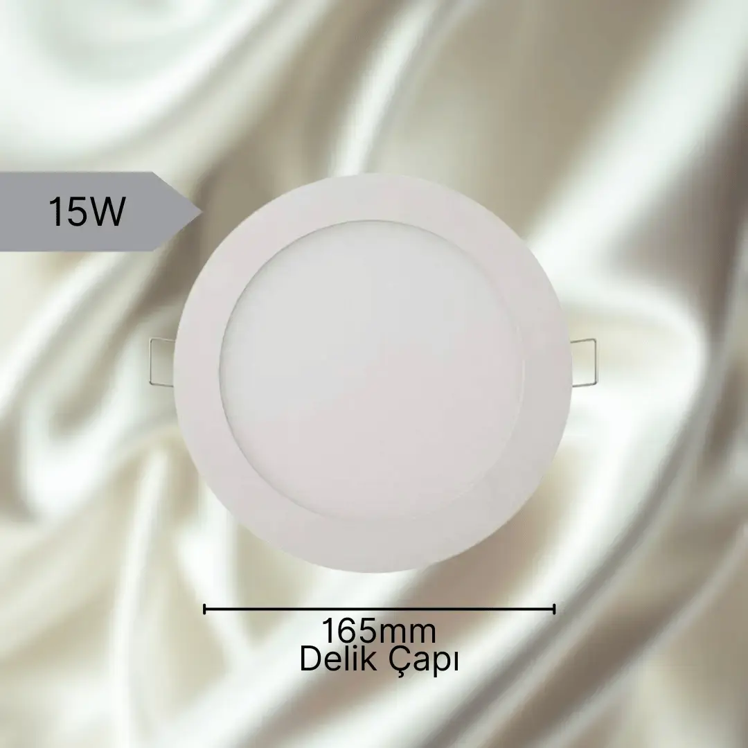 15W Sıvaaltı Led Panel Beyaz ışık