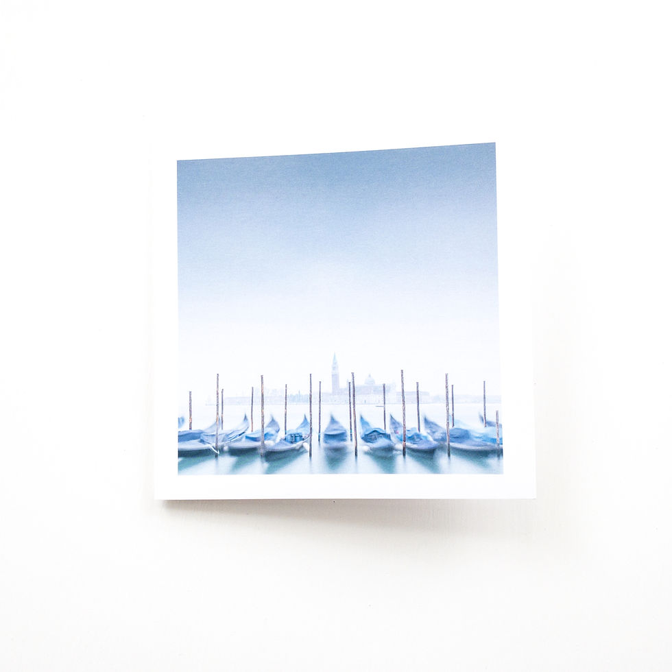 Thumbnail: Venice Gondolas Greeting Card