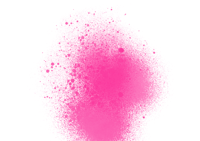 Bright pink spray vector