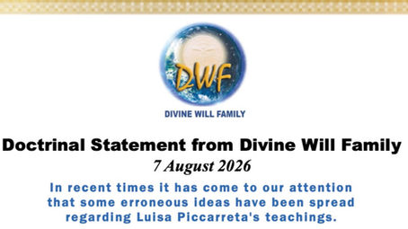 All DWF Members: Please read this VIP Statement and Declaration from DWF leadership.