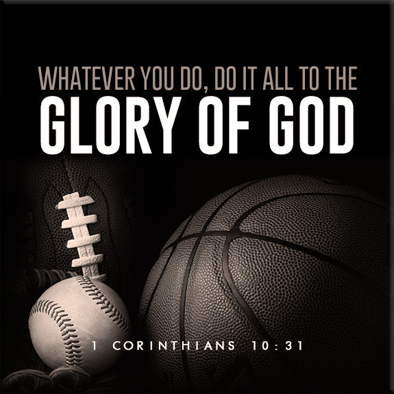Thumbnail: 1 CORINTHIANS 10:31 ACOUSTIC PANEL (SPORTS)