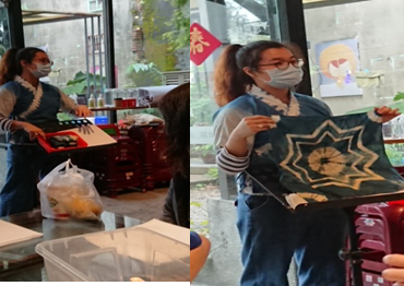 台湾学習体験、台湾体験プラン、藍染め体験、安威旅行社