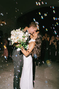 Wedding reception send off