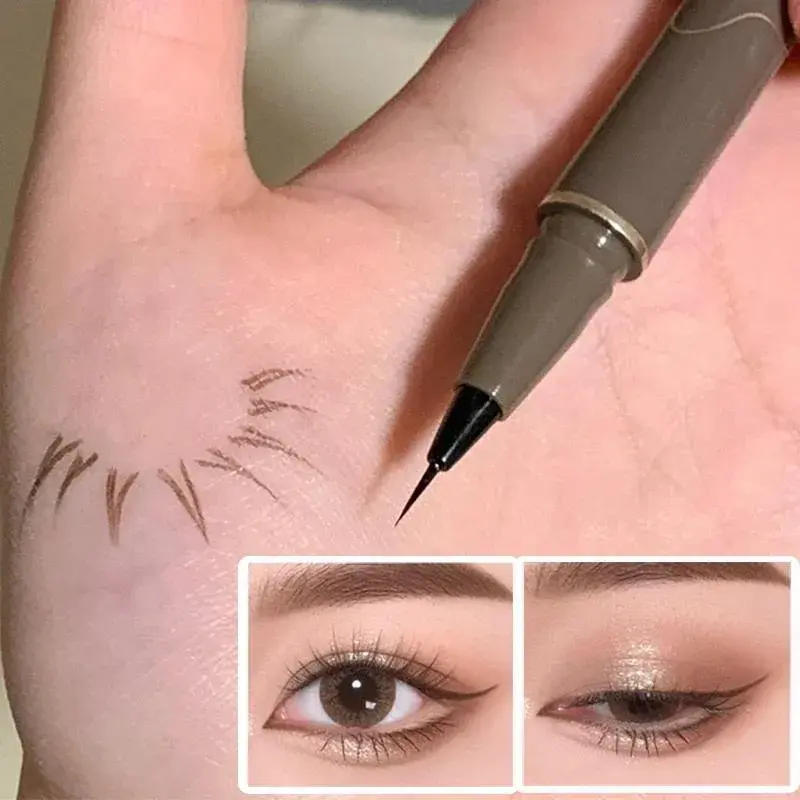 Waterproof Quick-Drying Liquid Eyeliner/Ultra-Fine Matte Black