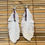 Thumbnail: White Feather Earrings