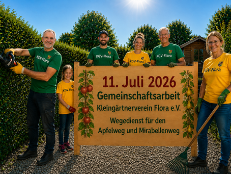 Wegedienst 11. Juli, Beginn 8.30Uhr 