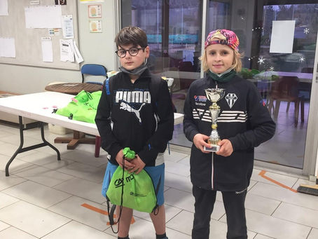 Victoire de Camille Mercier au tournoi 11-12 ans de Cahors