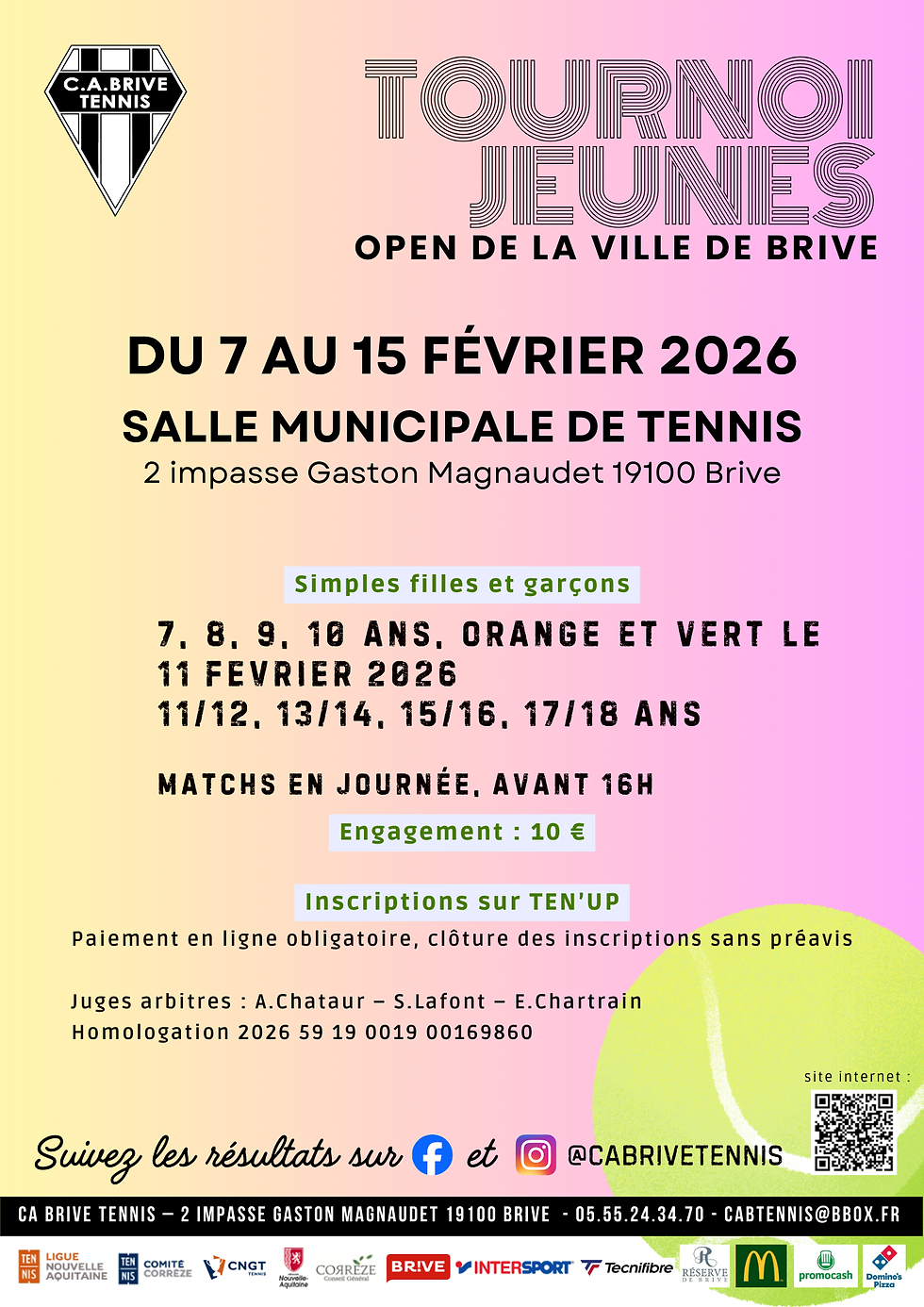 Open de la ville de Brive 2026