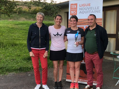 Émilie Albouy, championne +40 au niveau de pôle Limousin !