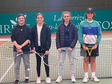 Résultats championnat 13/14 ans Filles 09/04/2022