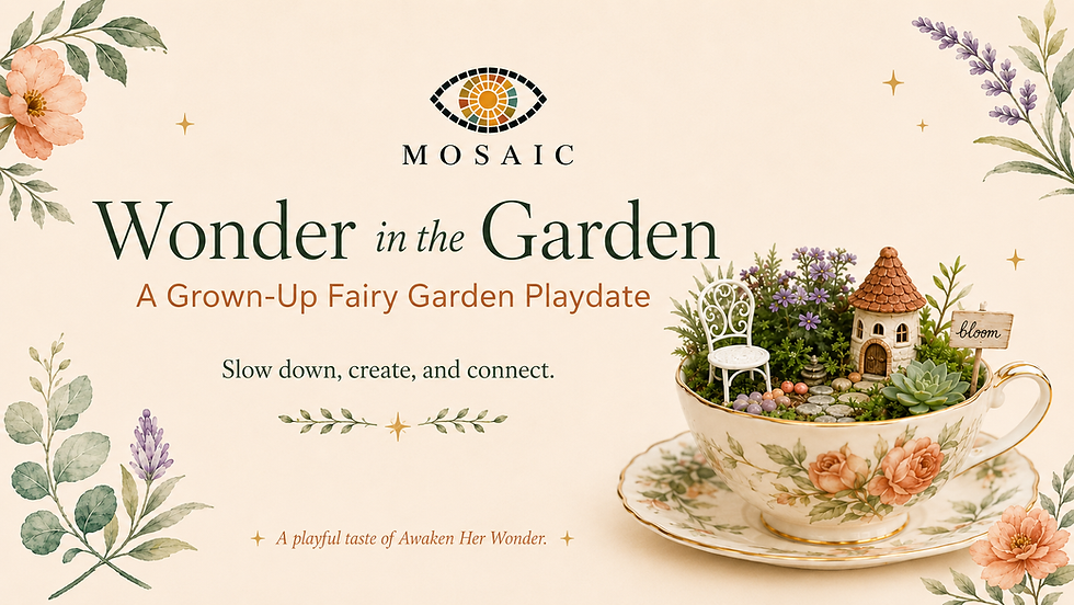 Wonder in the Garden: A Grown-Up Fairy Garden Playdate