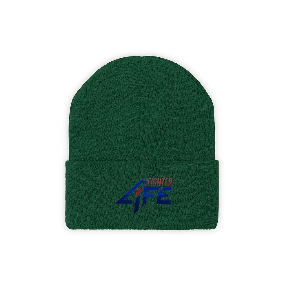 Thumbnail: AFighter4Life Knit Beanie Winter Hat