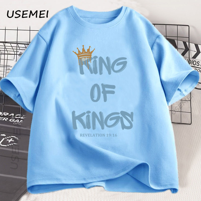 Thumbnail: King of Kings T-Shirt Christian Clothing Religious Gift for Men Women Jesus Chri