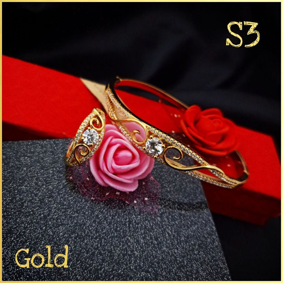 Thumbnail: طقم خاتم و اسوره Milan S 3 دهبي 