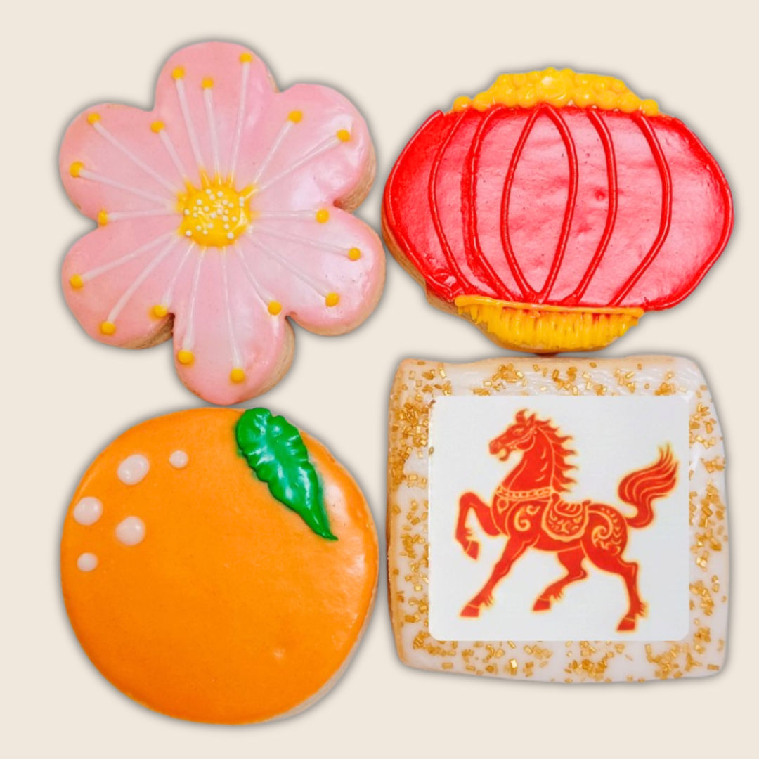 Lunar New Year Royal Icing Cookies