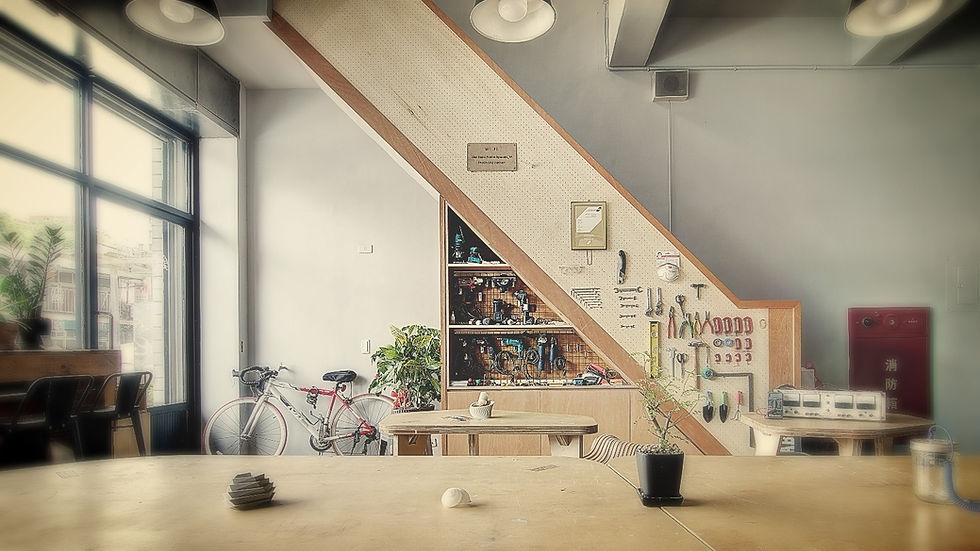 一樓電動工具牆