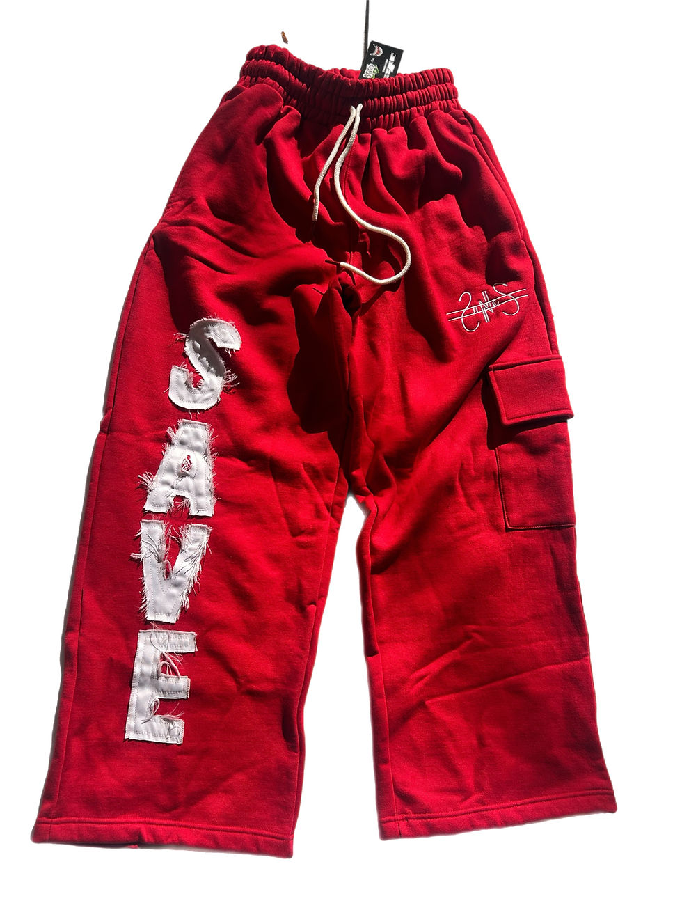 Red SNS SAVE Cargo Sweats