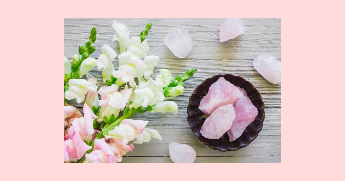 Rose quartz healing Crystal